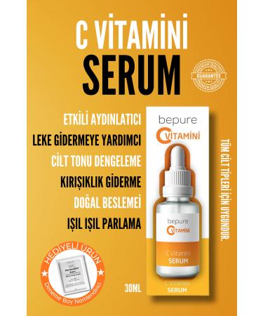 Bepure Vitamin C Serum Brightening and Tone Equalizing Care Serum 30 ml