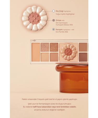 PERIPERA Multifunctional Makeup Palette Peripera All Take Mood Like Palette (03 Honey Brown) (Honey K-Oookie) - Buy Online on GoSupps.com
