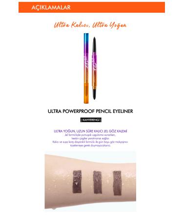 Missha Waterproof Permanent Gel Eyeliner Ultra Powerproof Pencil Eyeliner Brown  - Buy Online on GoSupps.com
