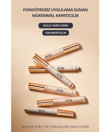 Missha Fine Textured Smooth Appearance Concealer Stay Tip Concealer High Cover 21P(Fair) - Buy Online on GoSupps.com