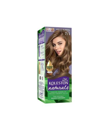 Wella Koleston Naturals Hair Dye 7/1 Ash Blonde X3 Set - Buy Online on GoSupps.com