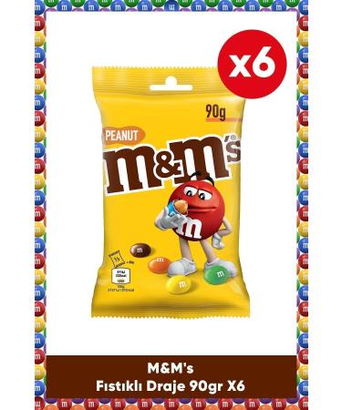 M&M's Peanut Dragee 90 G 6X