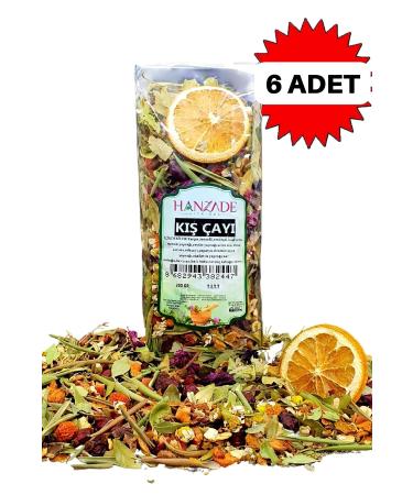 Hanzade Herbal Winter Tea 200 Gr X 6 Pieces Rich Content - Buy Online on GoSupps.com