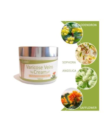 ELAIMEI Spider Varicose Veins Cream Varicose cellulite knee leg care cream 3 pieces - 100 ml - Buy Online on GoSupps.com