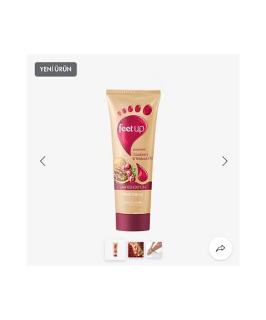 Oriflame Feet Up Nourishing Foot Cream with Cranberry and Walnut Oil - Buy Online on GoSupps.com
