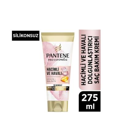 Pantene Silicone-Free Volumizing Hair Care Cream Biotin and Rose Water 275ml