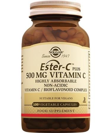 Solgar Ester C Plus 500 Mg 100 Capsules - Buy Online on GoSupps.com