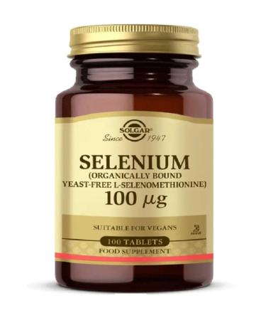 Solgar Selenium 100 Mcg 100 Tablets - Buy Online on GoSupps.com