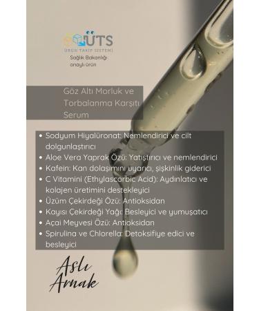 Asl Arnak Anti-Puffiness and Dark Circle Under Eyes Skin Serum - Buy Online on GoSupps.com