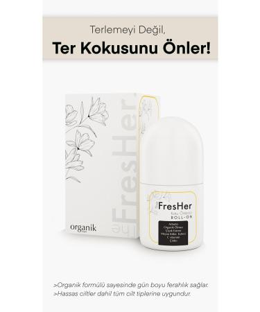 The fresher Anti-sweat Odor Whitening & Non-Staining Natural Roll-on 50 ml - Buy Online on GoSupps.com