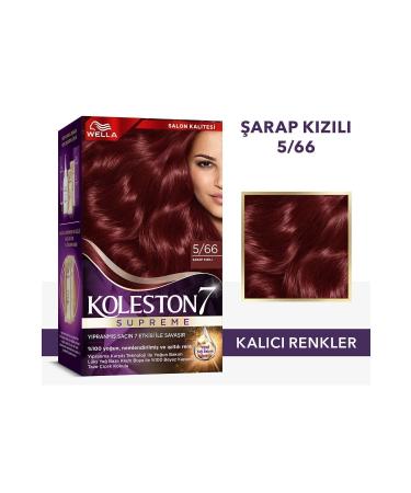 Wella Koleston Supreme Kit Hair Dye 5/66 Wine Red