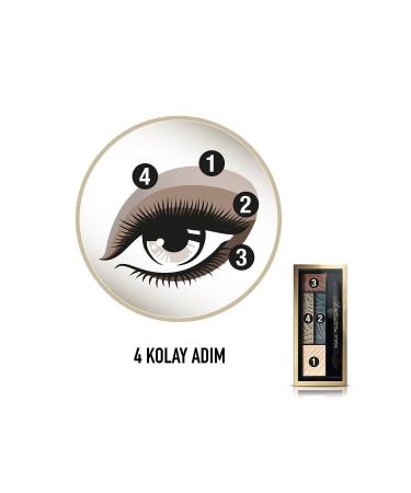 Max Factor 4-Piece Eyeshadow Palette - Smokey Eye Drama Kit 05 Magnet Jades 4084500605602 - Buy Online on GoSupps.com