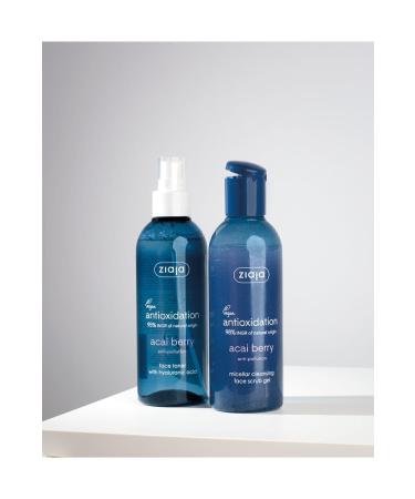 Ziaja Acai Berry Antioxidant and Hyaluronic Acid Tonic 200 ml - Buy Online on GoSupps.com