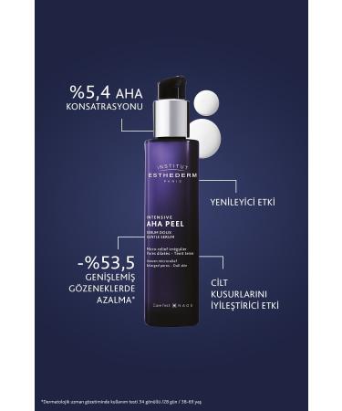 INSTITUT ESTHEDERM Intensive Aha Peel Gentle Serum Renewing and Smoothing Effective Face Care Serum 30ML - Buy Online on GoSupps.com