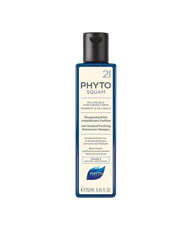Phyto Phytosquam Purifying Shampoo Anti-Dandruff Purifying Care Shampoo for Oily Hair