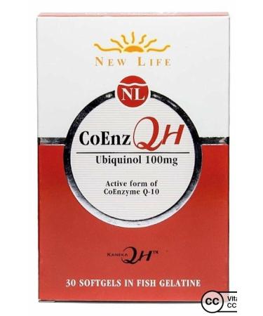 New Life Coenz Qh Ubiquinol 30 Capsules - Buy Online on GoSupps.com