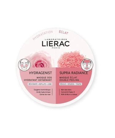 Lierac Duo Mask Hydragenist Supra Radiance Instant Moisturizing Glowing Mask 2x6 ml