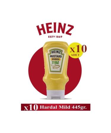 Heinz Mustard Mild 445 g x 10 Pcs - Heinz