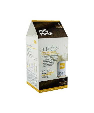 Milkshake Milk Shake 5 Light Chestnut and Hair Cream 50ml Set