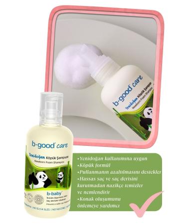 B-GOOD Newborn Foam Shampoo 250 ml - Buy Online on GoSupps.com