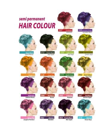 Jamaican Jean's Color Water Based Hair Dye 250 ml Yellow