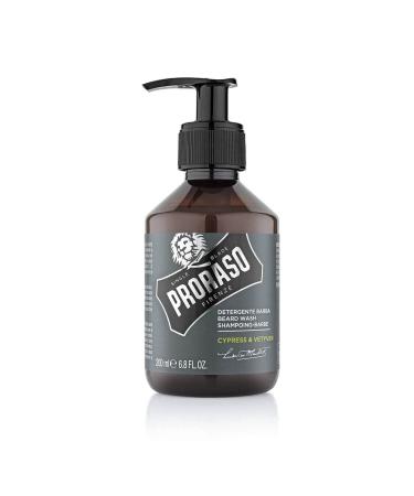 Proraso ( CLAY MASK GIFT ) Proraso Beard Shampoo Cypress Vetyver 200ml ( 1 PIECE )