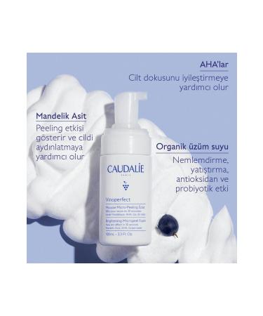 Caudalie Vinoperfect Radiant Micro-Peeling Cleansing Foam - Buy Online on GoSupps.com