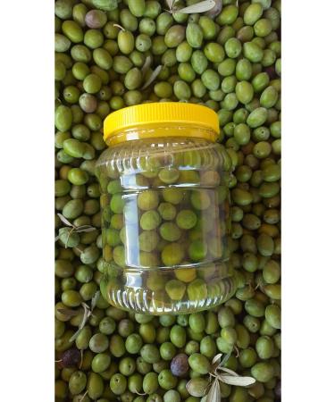 S ylemez Zeytincilik Gemlik Green Olives (Sweetened-Unbroken) Net 1 Kg