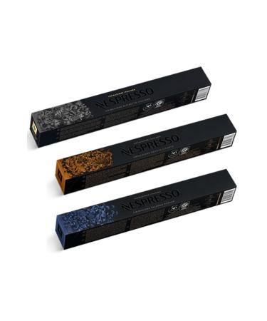 Nespresso Ristretto Italiano Genova Livanto Palermo Kazaar Capsule Coffee 3x10 (30 Capsules)
