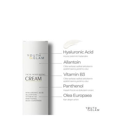 Youth Glam Daily Moisturizer and Skin Barrier Strengthening Cream - Buy Online on GoSupps.com