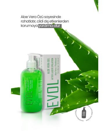 EVOL After Laser Epilation Aloe Vera Gel Soothing Moisturizing After Sun Care Gel - Buy Online on GoSupps.com