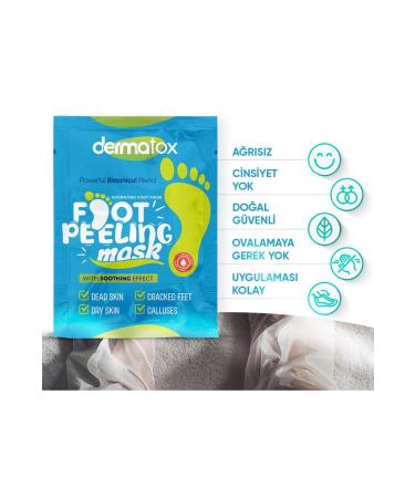 dermatox Foot Peeling Mask Peelable For Dead Skin And Cracks 50ml Wonder Foot Peeling Mask - Buy Online on GoSupps.com