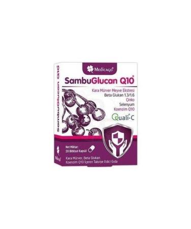 MedicaGo Sambuglucan Q10 20 Capsules