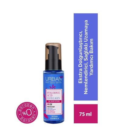 Urban Care HYALURONIC ACID and COLLAGEN DRY AND WEAK HAIR MOISTURIZING HAIR CARE SERUM 75 ML KEYON1749 - Buy Online on GoSupps.com