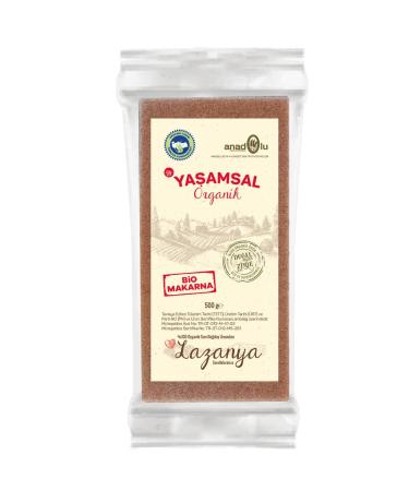 Vital Organic Organic Whole Wheat Pasta-Lasagna 500 G