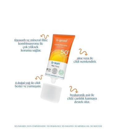 B-GOOD B-suntm Sun Protection Spf 50+ | Face - Buy Online on GoSupps.com