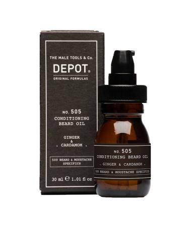 DEPOT No. 505 Conditioning Beard Oil Ginger & Cardamom Beard Care Oil 30 ml
