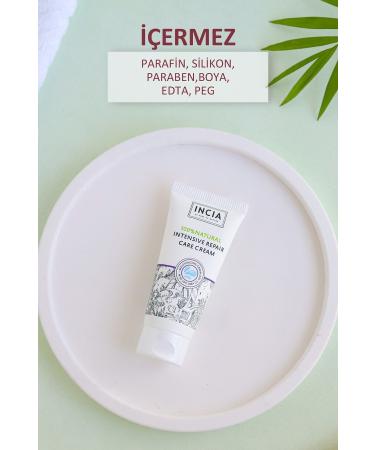 INCIA 0 Natural Repair Care Cream Intensive Moisturizing Skin Care Lavender Avocado Shea Vegan 50 ml - Buy Online on GoSupps.com