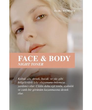 Clara Hygienics Calming Cica Moisturizing Soothing Face and Body Night Toner 400ml Vegan - Buy Online on GoSupps.com