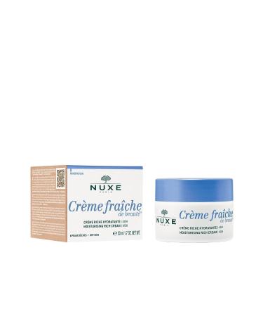 Nuxe Creme Fraiche 48h Dry Skin Moisturizing Natural Ingredient Care Cream 50ml