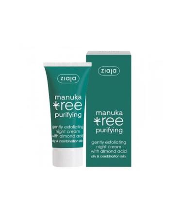 Ziaja Manuka 3% Mandelic Acid Micro-Peeling Brightening Night Cream 50 ml - Buy Online on GoSupps.com