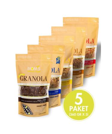 Mom's Natural Foods 5-PACK MIX GRANOLA