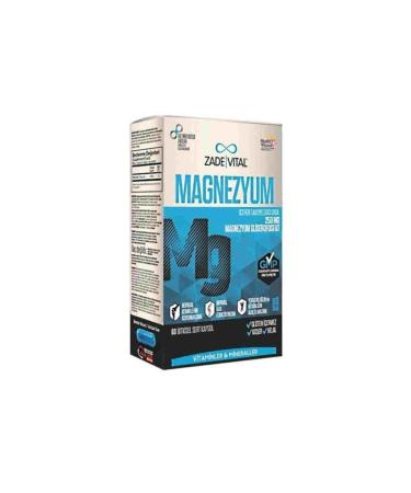 Zade Vital Magnesium 250mg 60 Capsules