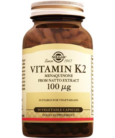 Solgar Vitamin K2 100 Mcg 50 Capsules