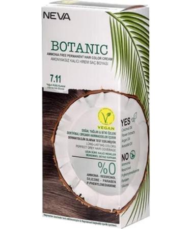 Botanic Hair Dye No: 7.11 Ash Blonde