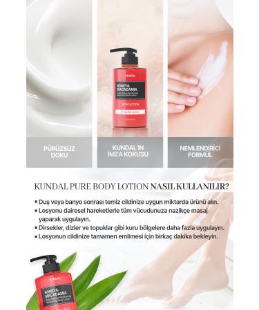 Kundal Moisturizing and Nourishing Body Lotion Kundal Honey&Macadamia Pure Body Lotion 500ml(Amber Vanilla) - Buy Online on GoSupps.com