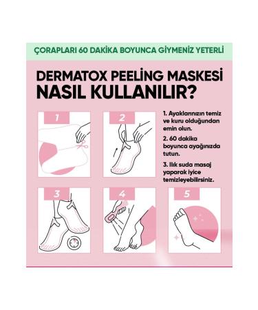 dermatox Foot Peeling Mask Peelable For Dead Skin And Cracks 50ml Wonder Foot Peeling Mask - Buy Online on GoSupps.com