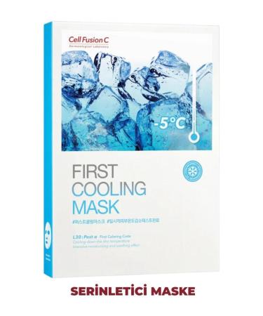Cell Fusion C Post Alpha First Revitalizing Moisturizing Cooling Mask for All Skin Types 27g 5 Pieces