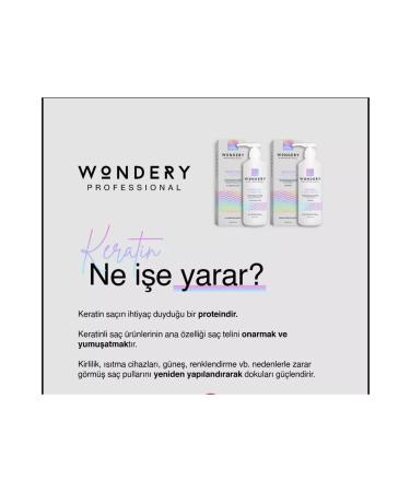 WONDERY Professional Care Shampoo 1000 ml & Keratin Botox Hair Conditioner 1000 ml - Buy Online on GoSupps.com