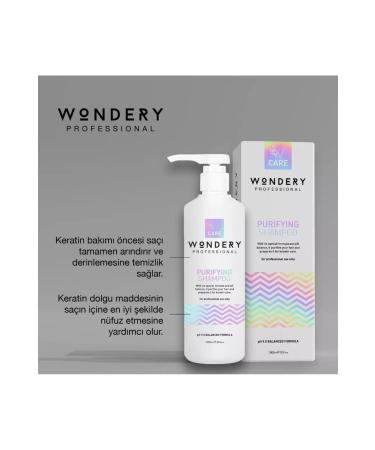 WONDERY Professional Care Shampoo 1000 ml & Keratin Botox Hair Conditioner 1000 ml - Buy Online on GoSupps.com